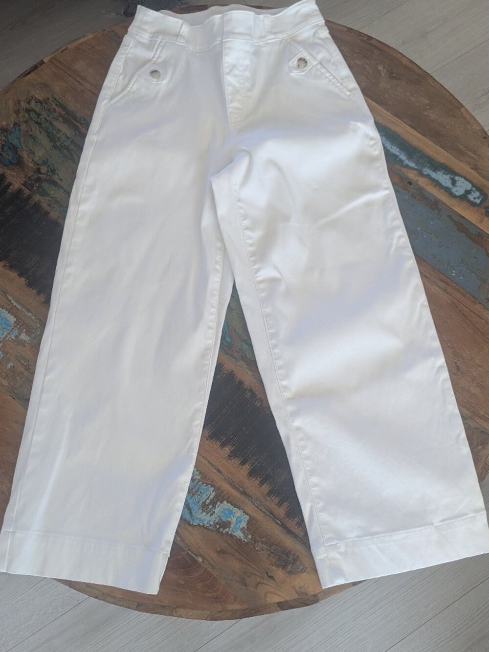Spanx - wide leg cropped pants